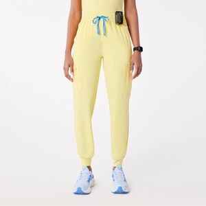 FIGS Women's Jogger Scrub Pant in color Sunlight